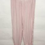 Victoria's Secret NWT  Pink semi sheer jogger swimsuit cover up Photo 3