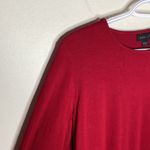J Jill Wearever collection red stretch jersey knit tiered long sleeve dress XS Photo 3