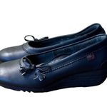 Foothills Women's Leather Wedge Shoes Size 7 Black Made In USA Photo 0