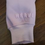 Herve Leger NWOT  Pastel Pink Princesscore Feminine Cropped Sweatshirt Size XS Photo 5