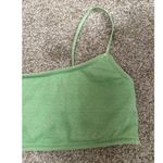 Triangl Mica Sparkle Lime Green Bikini Top, sz large Photo 1