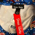 Dress Works Sleeveless Shift Dress Patriotic Dogs NWT Size Small Photo 5