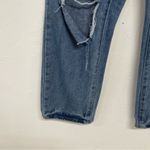 PacSun  Medium Wash Distressed Mom Jeans 26 Button Fly Blue High Rise Denim Photo 10