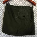 J.Crew army Military green Marching mini skirt With Buttons Women’s Size 4 Photo 5
