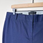 Talbots Signature Straight Leg Ankle Pants Size 14 Indigo Navy Stretch Chinos Photo 1