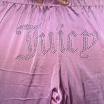 Juicy Couture  Pink Satin Two Piece Pajama Sleep Set Size Small Photo 12