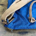 Zippered Lightweight Canvas Tote Bag With 2 Outside Snap Pockets Photo 6