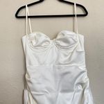 House Of CB  'Flora' Ivory white Satin Corset Dress/Size M‎ flawed NWOT Photo 10