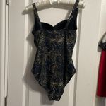 One Piece 💙 NWOT NipTuck Joanne Metallic Floral  Swimsuit Photo 3