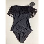 PilyQ New.  black lace one piece Photo 8