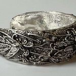 Silver and Turquoise Cuff Bracelet Western Accessory Photo 2