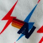 Aviator Nation Aviator National Bolt sleeveless relaxed Cropped Pulllover Hoodie in white USA M Photo 5