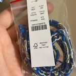 J.Crew COPY - Ruched bandeau bikini top and bottom set in cobalt floral SZ XXL Photo 6