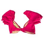 Summersalt The Puff Sleeve Bikini Top Hot Pink Size 8 NEW with Tags Photo 6