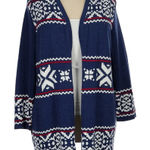 Catherines  Open Front Cardigan Sweater Women’s Plus Size 0X Aztec Southwestern Photo 0