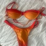 White Fox Boutique Orange Bikini Set Photo 0