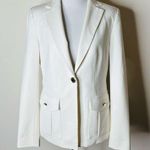 DKNY Ivory One Button Blazer Photo 0