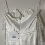 Selfie Leslie NEW! Shanice Lace Trim Sweetheart Midi Dress White slbd3366 Small Photo 10