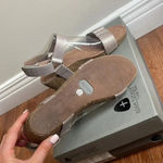 Me Too Adam Tucker by  pewter metallic sandals Photo 3