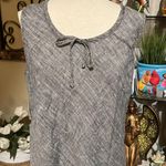 IVY Gray Sleeveless linen dress women’s size 10 Photo 1