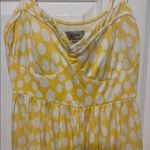 Guess Yellow Sleeveless Mini Spaghetti Strap bodice top in medium Photo 1