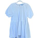 HILL HOUSE The Francesca Top White Size Small Cotton Babydoll Relaxed Photo 0