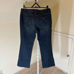 Loft  EUC Women's Dark Wash Curvy Boot Cut Jeans Size 8 Photo 3