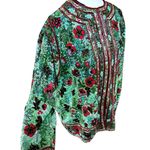 SUPER RARE 80'S VTG. JEANETTE FOR ST. MARTEN BEADED PARTY FORMAL JACKET S/M‎ Green Photo 5