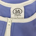 Sage Collective Blue & White Sleeveless Athletic Sport Racerback Tennis Dress S Photo 4