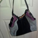 Tignanello Black and Gray Hobo Bag with Slouchy Design Photo 2