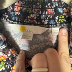 Boden Floral Long Sleeve Dress Black Multicolor Boho Midi 12R Size 12 Photo 1