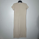 Magaschoni Sand Shell Short Sleeve Midi T-Shirt Dress | Size XS | NWT Photo 2