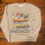 Junk Food  Bronco Gray Sweater, Size S Photo 0