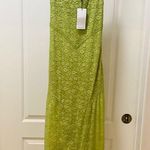 Tiger Mist  Finnick Dress Women's Size Large Green Lace Maxi NWT Photo 1
