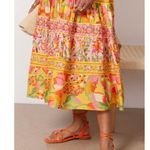 Farm Rio 💕💕 Mixed Fruits Paradise Midi Dress ~ Large L NWT Photo 6