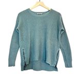 Madewell  Landmark Textured Sweater with Side Zippers Moss Green Size Small Photo 2