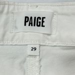 Paige High Rise Cropped Wide Leg Jeans Tonal Ecru Sasha Ankle Women’s 29 Photo 4