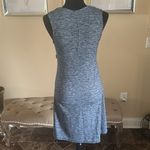 Eddie Bauer  Blue Sleeveless V-Neck Sheath Dress Photo 3