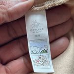 Aerie OFFLINE X | Beige Terrycloth Smiley Emoji Mini Dress Sz M Photo 5