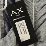 AX Paris  gathered mini dress in silver metallic NWT Photo 4