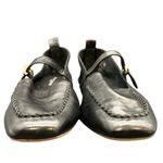 Kelsi Dagger  Brooklyn‎ Black Leather Mary Jane Square Toe Loafer Flats Size 9.5 Photo 2