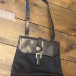 Etienne Aigner Etiene Aigner Black Leather and Fabric Shoulder Bag‎ Photo 0