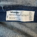 Wrangler Dark Wash Bleach Distressed Crop Jeans Women's O35 Photo 3