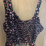 PacSun  Tie Sleeve Floral Tank Top Photo 2