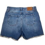 Tecovas Blue Jean Cutoff Shorts with Distressed Detailing sz 30 Photo 3