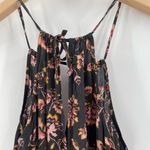 Aeropostale Romper Size Extra Small Jumper Floral Keyhole Pockets Tie Back Photo 3