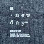 A New Day  Black Solid Cotton Modal Blend Soft Everyday Tank Top Knit SZ M #1746 Photo 5