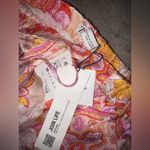 ZARA RARE  NWT SASHA Pant - Pink and orange paisley print Photo 4