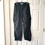 TNA Surplus Division Aritzia Black Cargo Baggy Parachute Casual Pants 4 Photo 1