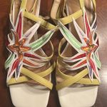 EXE LUISA Block Heel Sandals(Size 39) Yellow Photo 5